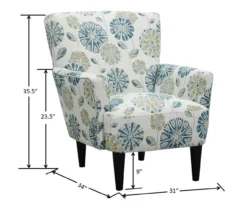 Middleton Cascade Teal Accent Chair -Chic Furniture Store 810519948 5