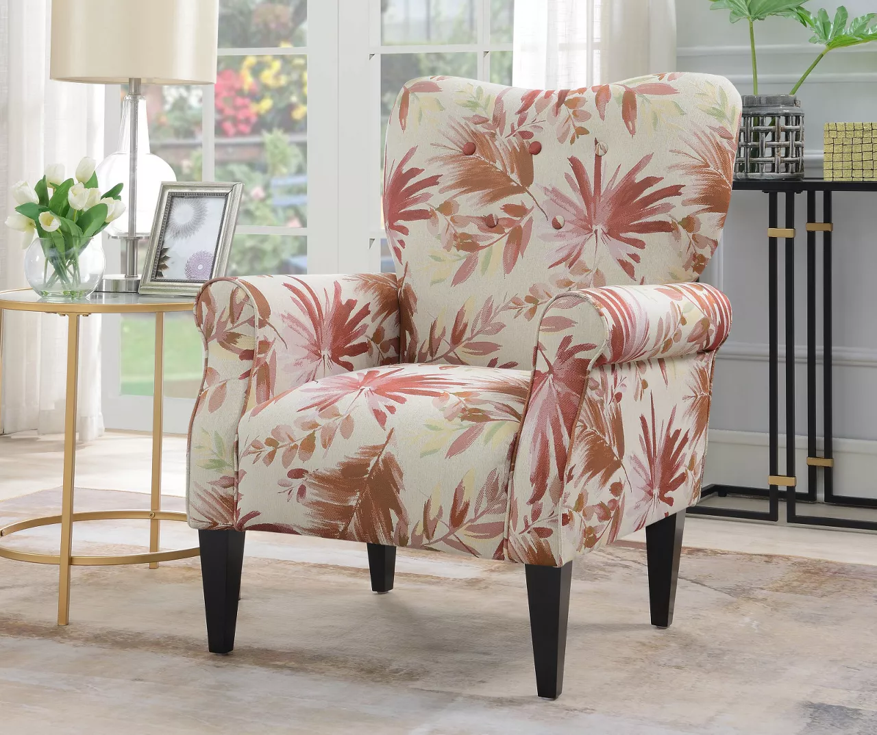 Willow River Lincoln Floral Accent Chair 20 Willow River Lincoln Floral Accent Chair - Image 18