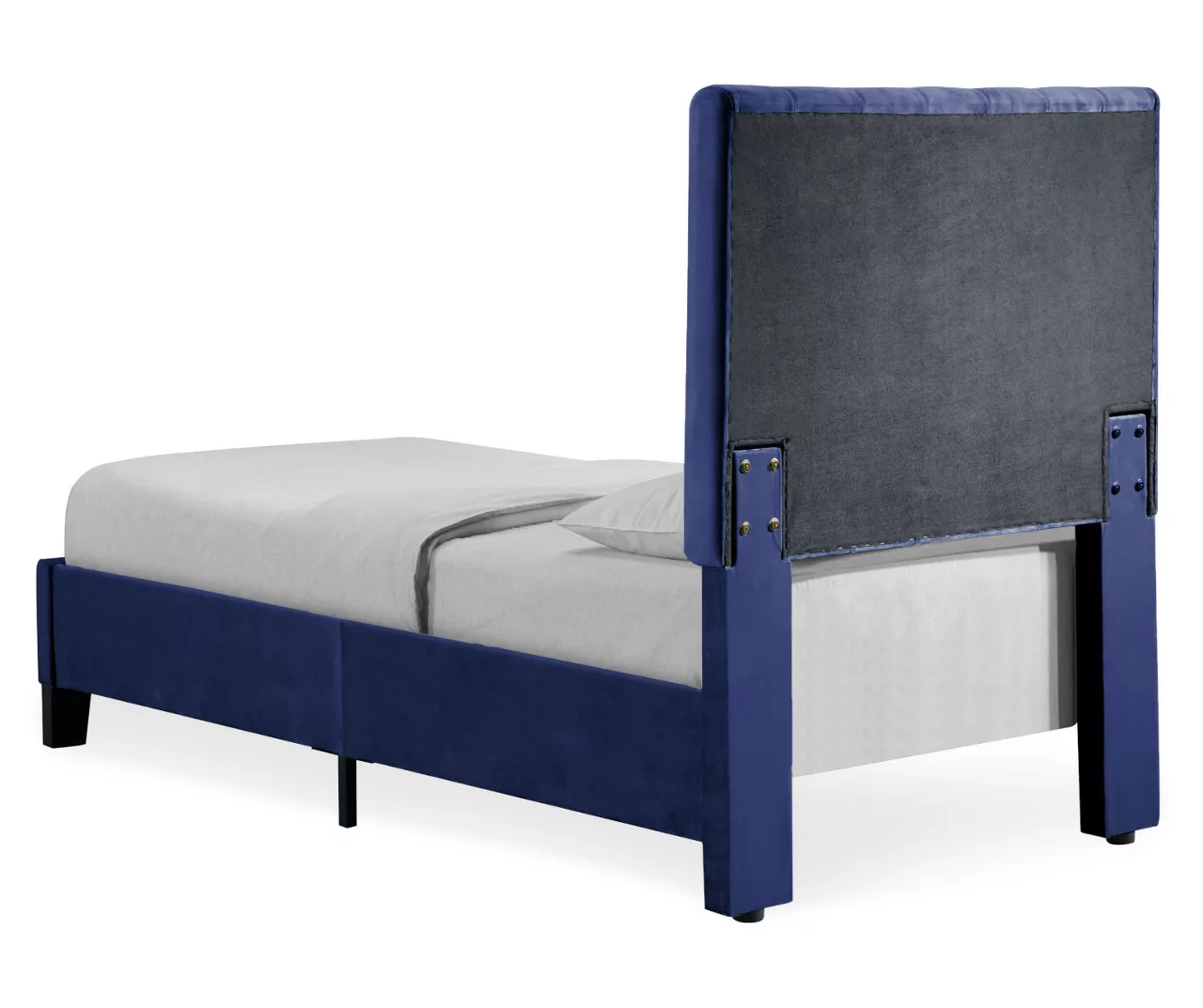 Decatur Navy Twin Upholstered Bed 7 Decatur Navy Twin Upholstered Bed - Image 5