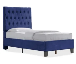 Decatur Navy Twin Upholstered Bed 15 Decatur Navy Twin Upholstered Bed -Chic Furniture Store 810519977 2