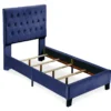 Decatur Navy Twin Upholstered Bed -Chic Furniture Store 810519977 9