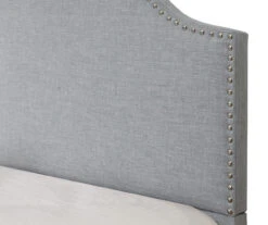 Lombard Light Gray Full Upholstered Bed -Chic Furniture Store 810519982 5
