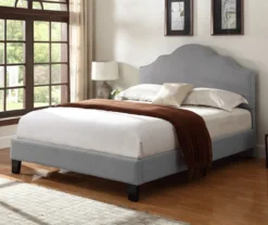 Lombard Light Gray Full Upholstered Bed -Chic Furniture Store 810519982 7
