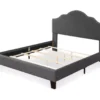 Lombard Charcoal Gray Full Upholstered Bed -Chic Furniture Store 810519983 3