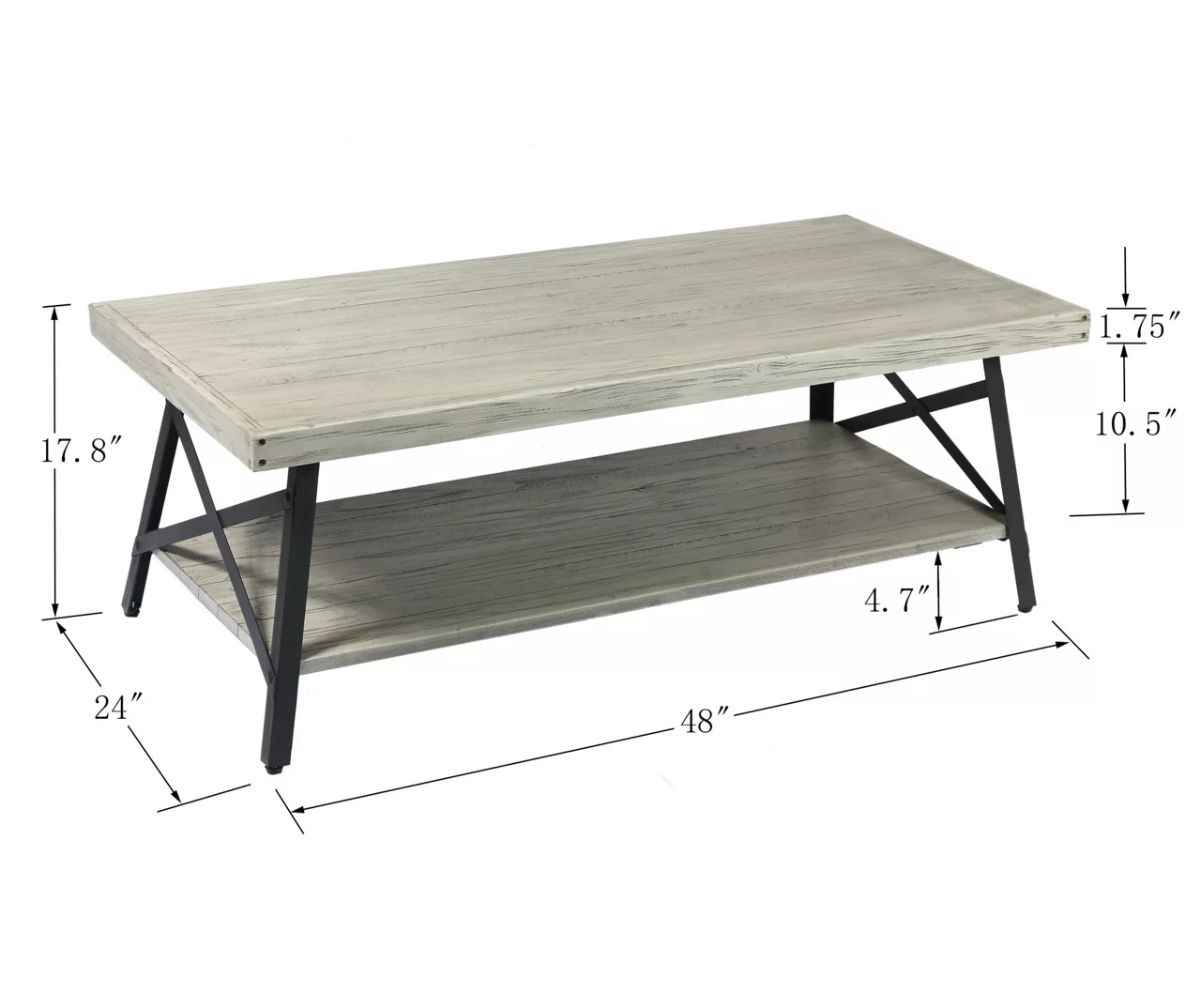 Pomona Light Gray Coffee Table 9 Pomona Light Gray Coffee Table - Image 7