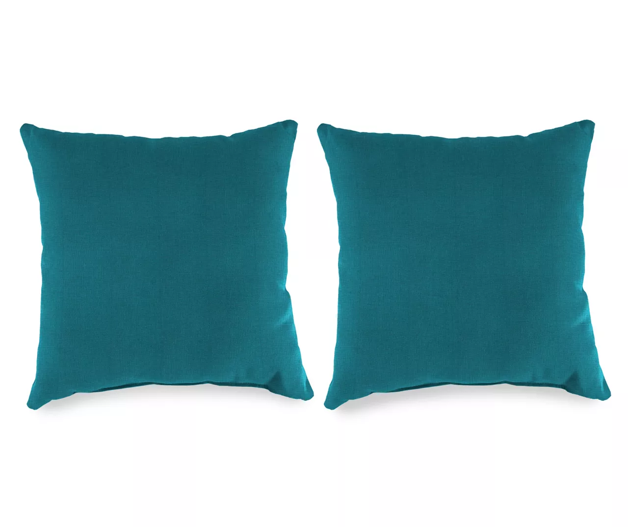 Peacock Green Outdoor Throw Pillows, 2-Pack 3 Peacock Green Outdoor Throw Pillows, 2-Pack
