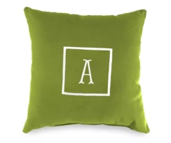 "A" Monogram Indoor/Outdoor Throw Pillow -Chic Furniture Store 810522208