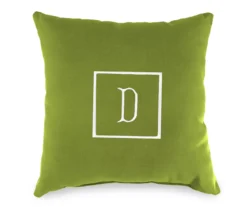 "D" Monogram Indoor/Outdoor Throw Pillow -Chic Furniture Store 810522301
