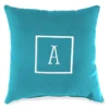 "A" Monogram Indoor/Outdoor Throw Pillow -Chic Furniture Store 810522331