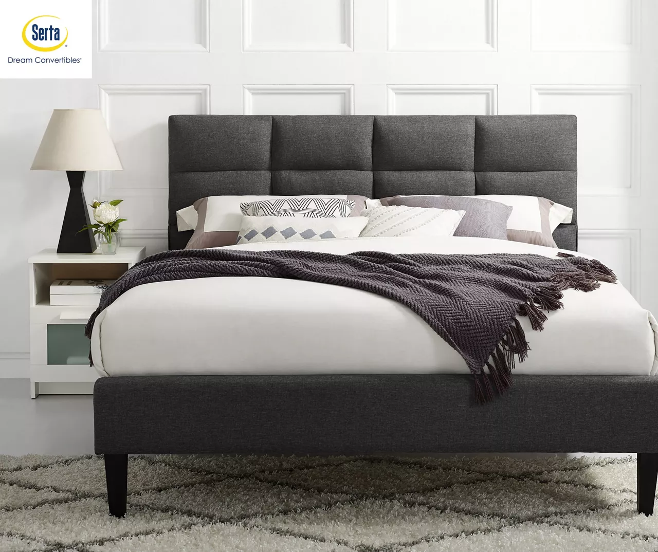 Orson Gray Full Upholstered Bed 3 Orson Gray Full Upholstered Bed