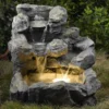 Rock Creek LED Water Fountain 1 Rock Creek LED Water Fountain -Chic Furniture Store 810525026
