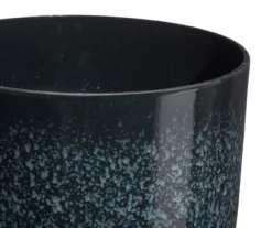 13.75" Green Speckle Glaze Plastic Planters, 2-Pack -Chic Furniture Store 810525064 3