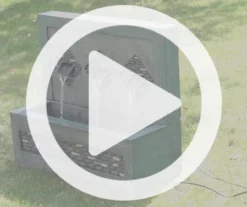 Pebbles 3-Spout LED Water Fountain -Chic Furniture Store 810525096 9