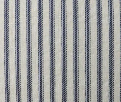 Navy Blue Tick Stripe Reversible Deluxe Outdoor Bench Cushion -Chic Furniture Store 810525197 8