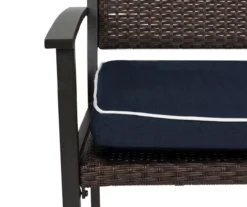 Navy Blue Deluxe Outdoor Bench Cushion -Chic Furniture Store 810525199 4