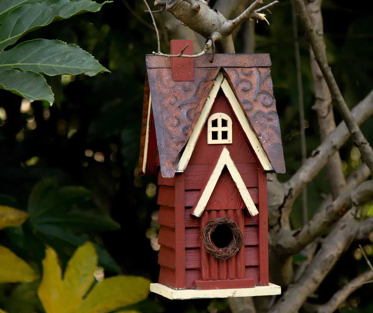 Red Cottage Birdhouse 10 Red Cottage Birdhouse - Image 8