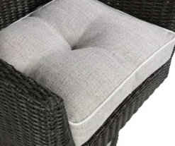 Linen-Gray 4-Piece Outdoor Wicker Chair Cushion Set -Chic Furniture Store 810525532 5
