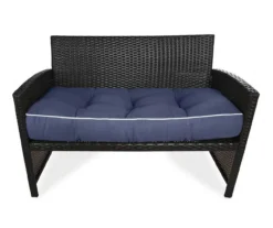 Navy Blue 3-Piece Outdoor Wicker Cushion Set -Chic Furniture Store 810525538 2