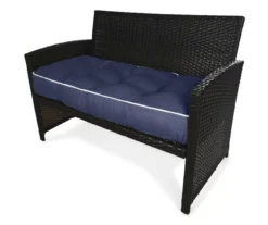 Navy Blue 3-Piece Outdoor Wicker Cushion Set -Chic Furniture Store 810525538 3