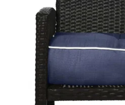 Navy Blue 3-Piece Outdoor Wicker Cushion Set -Chic Furniture Store 810525538 4