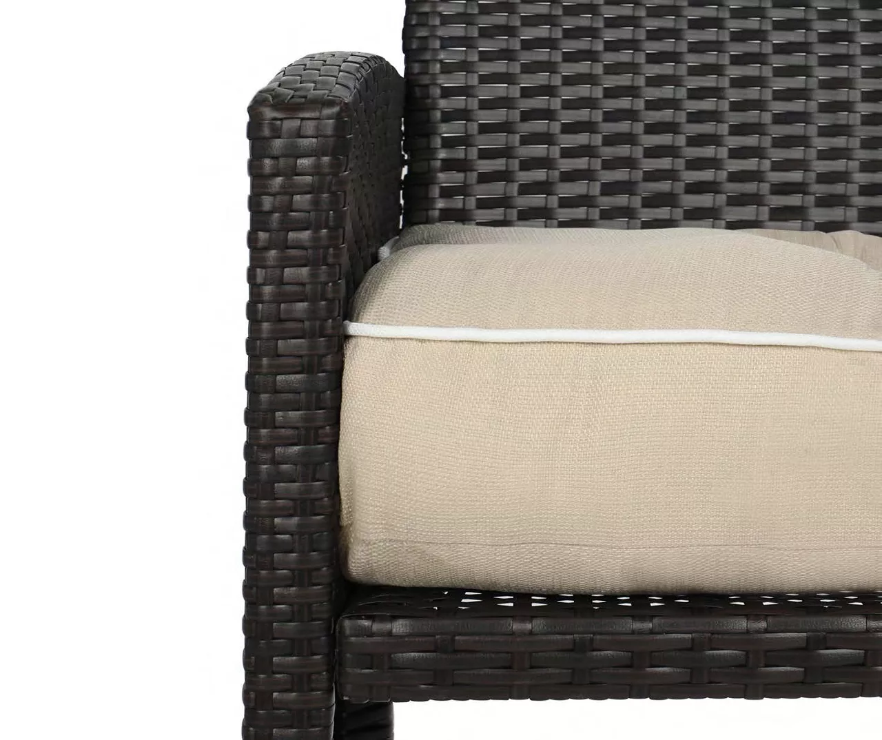 Linen 3-Piece Outdoor Wicker Cushion Set 9 Linen 3-Piece Outdoor Wicker Cushion Set - Image 7