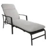 Linen-Gray Outdoor Chaise Cushion -Chic Furniture Store 810525542 1