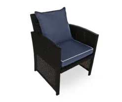 Navy Blue 4-Piece Deluxe Outdoor Chair Cushion Set -Chic Furniture Store 810525551 3