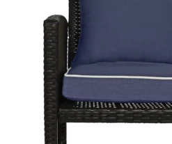 Navy Blue 4-Piece Deluxe Outdoor Chair Cushion Set -Chic Furniture Store 810525551 4