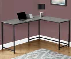 Monarch L-Shaped Metal Corner Desk 29 Monarch L-Shaped Metal Corner Desk -Chic Furniture Store 810527367 1