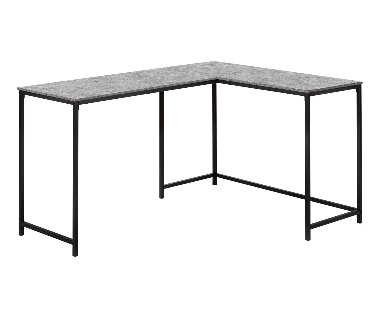 Monarch L-Shaped Metal Corner Desk 3 Monarch L-Shaped Metal Corner Desk