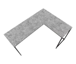 Monarch L-Shaped Metal Corner Desk 30 Monarch L-Shaped Metal Corner Desk -Chic Furniture Store 810527367 4