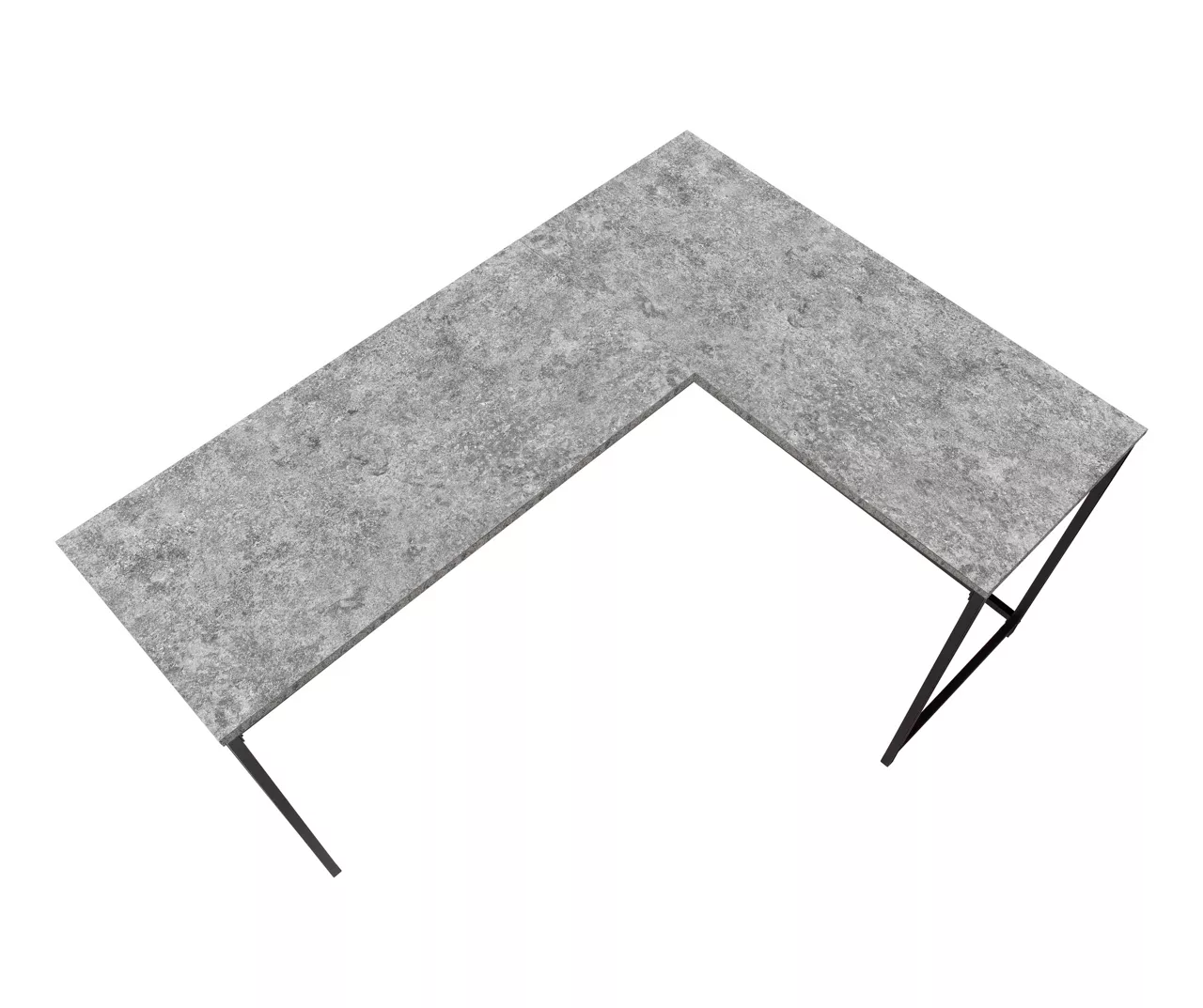 Monarch L-Shaped Metal Corner Desk 11 Monarch L-Shaped Metal Corner Desk - Image 9