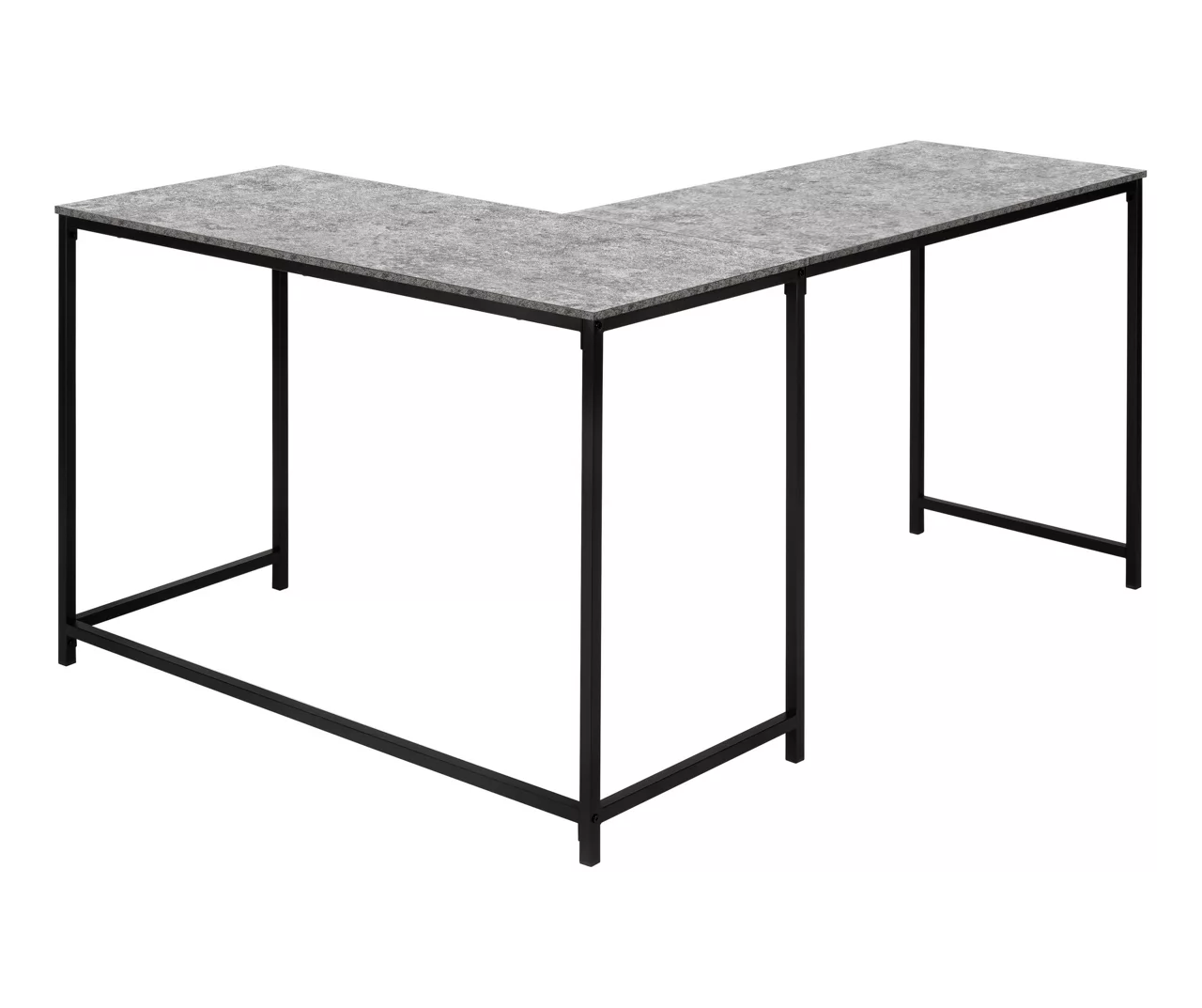 Monarch L-Shaped Metal Corner Desk 8 Monarch L-Shaped Metal Corner Desk - Image 6