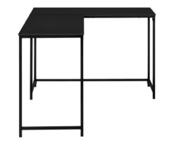 Black Metal L-Shaped Corner Desk -Chic Furniture Store 810527369 5