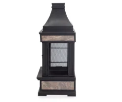 35.4" Heirloom Black Slate Wood Burning Patio Fireplace 18 35.4" Heirloom Black Slate Wood Burning Patio Fireplace -Chic Furniture Store 810527530 4