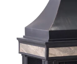 35.4" Heirloom Black Slate Wood Burning Patio Fireplace 22 35.4" Heirloom Black Slate Wood Burning Patio Fireplace -Chic Furniture Store 810527530 8