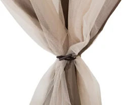 Tan & Brown 2-Tier Soft Top Gazebo With Netting -Chic Furniture Store 810527847 7