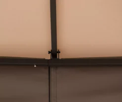 Tan & Brown 2-Tier Soft Top Gazebo With Netting -Chic Furniture Store 810527847 9