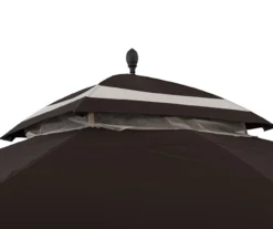 Brown & Tan 2-Tier Gazebo, (10.5' X 13') 25 Brown & Tan 2-Tier Gazebo, (10.5' X 13') -Chic Furniture Store 810527851 11