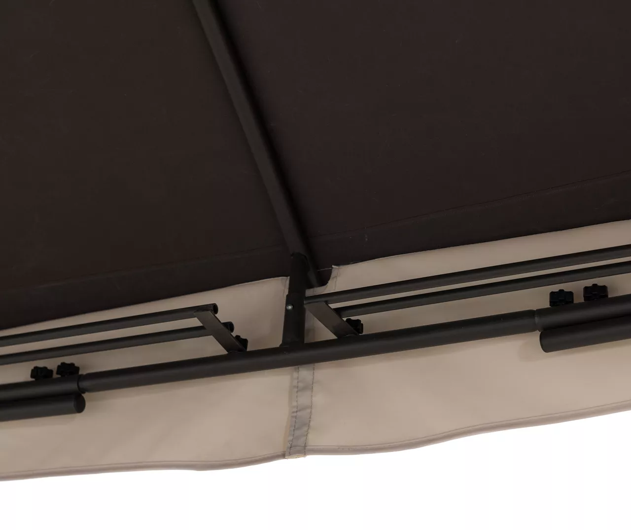 Brown & Tan 2-Tier Gazebo, (10.5' X 13') 10 Brown & Tan 2-Tier Gazebo, (10.5' X 13') - Image 8