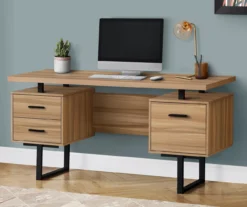60" 3-Drawer Computer Desk -Chic Furniture Store 810533366 1