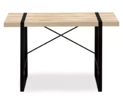 Natural Wood Look Thick Panel Computer Desk -Chic Furniture Store 810533411 4