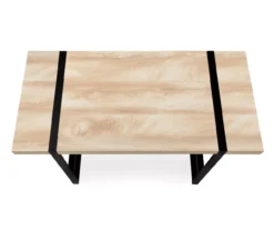 Natural Wood Look Thick Panel Computer Desk -Chic Furniture Store 810533411 5