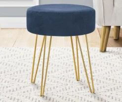 Hairpin Leg Upholstered Ottoman -Chic Furniture Store 810533415 1