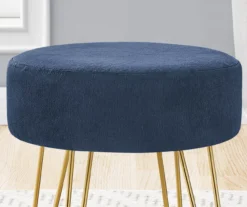 Hairpin Leg Upholstered Ottoman -Chic Furniture Store 810533415 5