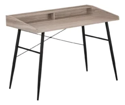 2-Cubby Computer Desk With Hutch -Chic Furniture Store 810533451 2