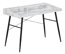 2-Cubby Computer Desk With Hutch -Chic Furniture Store 810533454 2