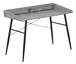 2-Cubby Computer Desk With Hutch -Chic Furniture Store 810533455 2