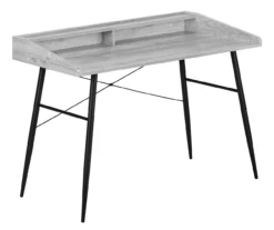 2-Cubby Computer Desk With Hutch -Chic Furniture Store 810533456 2