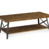 Pomona Pine Brown Coffee Table -Chic Furniture Store 810535747 1
